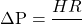 $$ \Delta \textrm{P} = \frac{HR}{\textrm{\Delta futures price}} $$