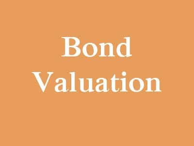 Bond valuation