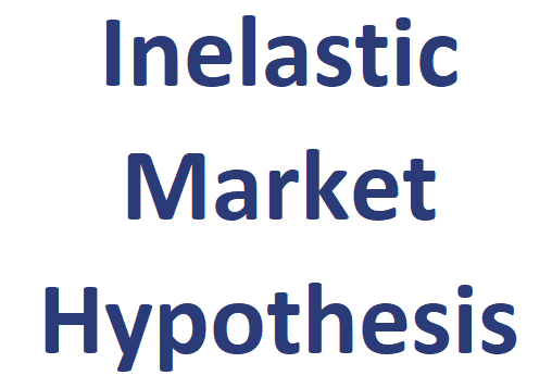 Inelastic Market Hypothesis